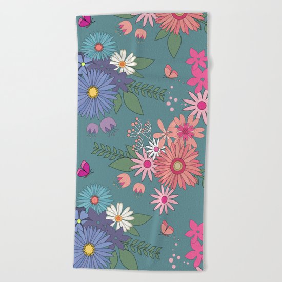 Spring Time Beach Towel