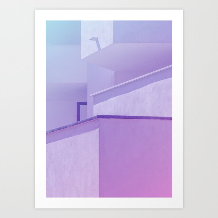 Abstract Geometric Architecture Art Print