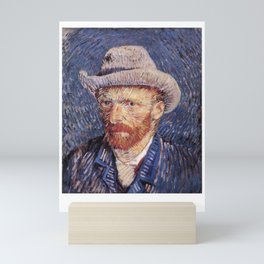 Vincent Van Gogh - Self Portrait with Felt Hat - 1888 Mini Art Print