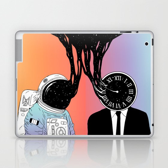 A Portrait of Space and Time ( A Study of Existence) Laptop & iPad Skin