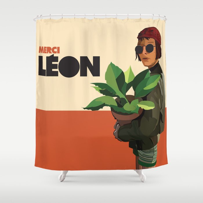 Mathilda, Leon the Professional Shower Curtain by Ananas Graphics | Society6