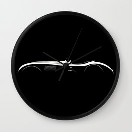 Jaguar C-Type Silhouette Wall Clock