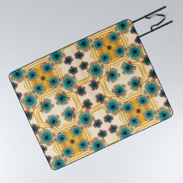 Banksia Floral Pattern Picnic Blanket