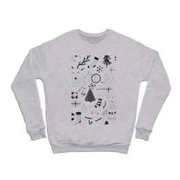 minimal chistmas pattern Crewneck Sweatshirt