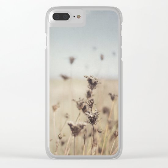 Fall Field Clear iPhone Case