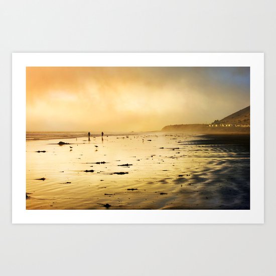 Morro Bay Sunset Art Print