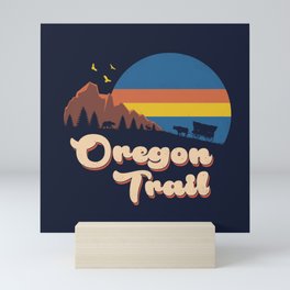 Retro Oregon Trail Mini Art Print