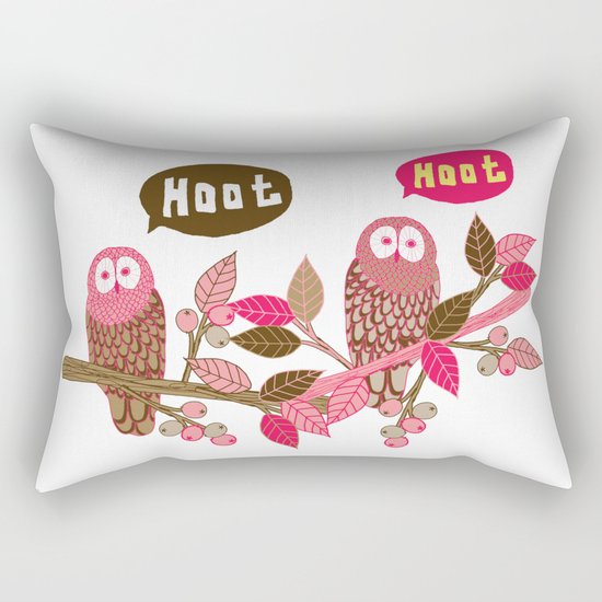 Hoot Rectangular Pillow