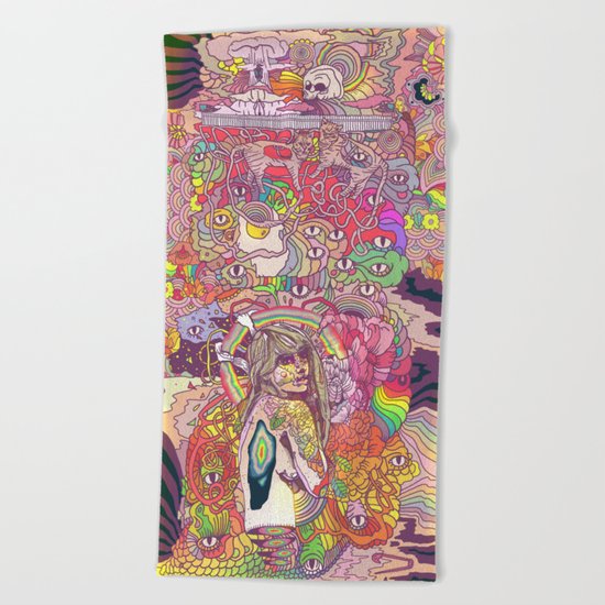 Feral Kittens Beach Towel