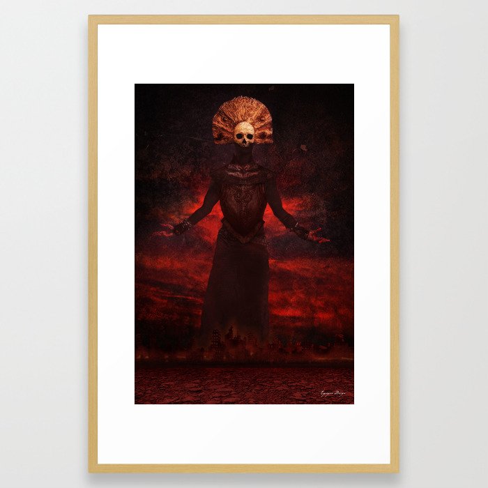 Mythic Occult Series: War Framed Art Print