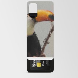 Oil painting toucan  Android Card Case