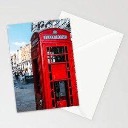 Great Britain Photography - Red Phone Booth In London City Stationery Card