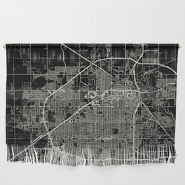 Lubbock City Map Wall Hanging