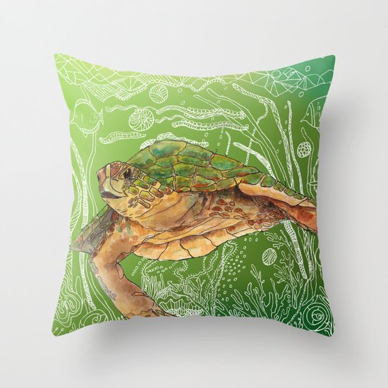 Shelley II Throw Pillow
