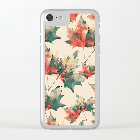 LEAVES 6 Clear iPhone Case