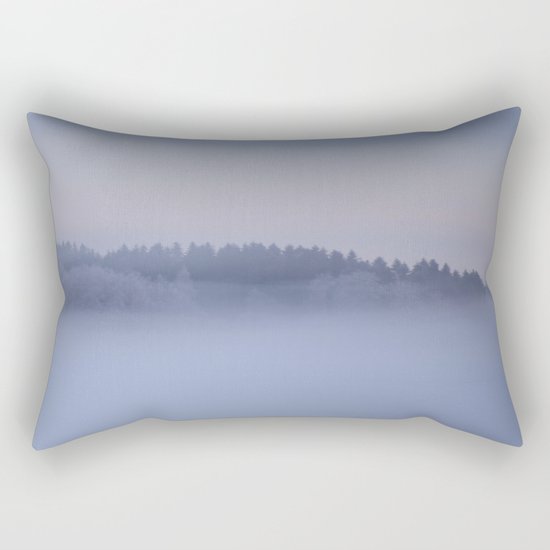 Foggy Morning Rectangular Pillow
