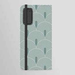 Matcha Green Arch Pattern Android Wallet Case
