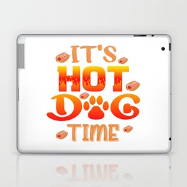 It's Hot Dog Time Laptop Skin