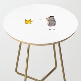 Pigeon and Friend: Bread Side Table