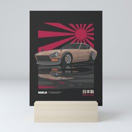240Z Sport Car Illustration Mini Art Print