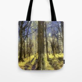 Peaceful Forest Van Gogh Tote Bag