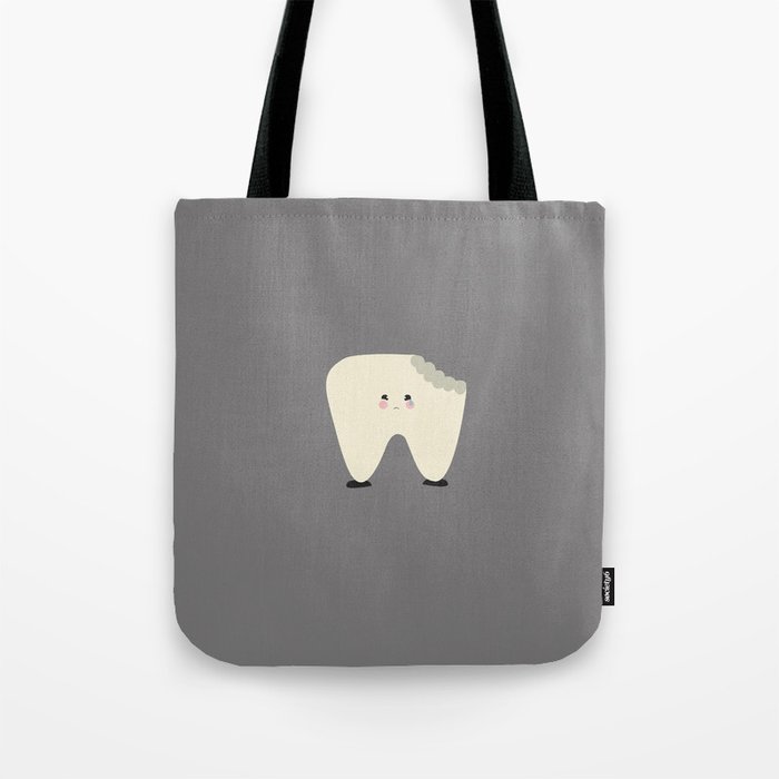 Sad Tooth Tote Bag