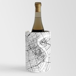Shanghai White Map Wine Chiller
