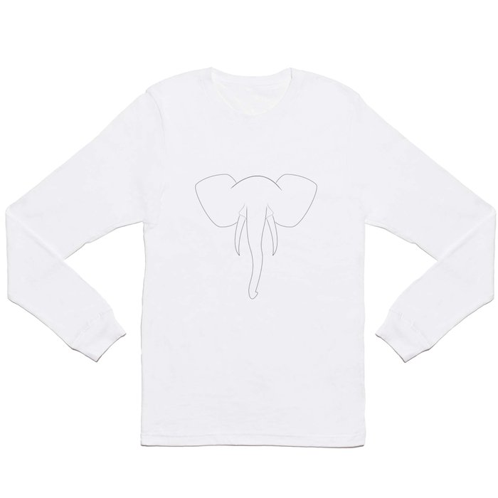 Elegant Elephant Long Sleeve T Shirt
