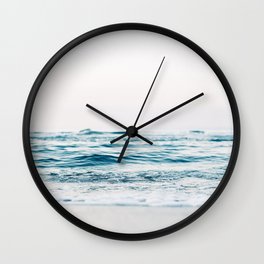 Blue Ocean Waves  Wall Clock