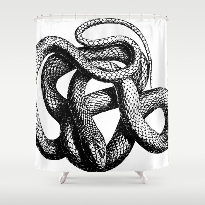 Snake, Snakes, Snake ball, Serpent, Slither, Reptile Shower Curtain by  Lilith & Eve
