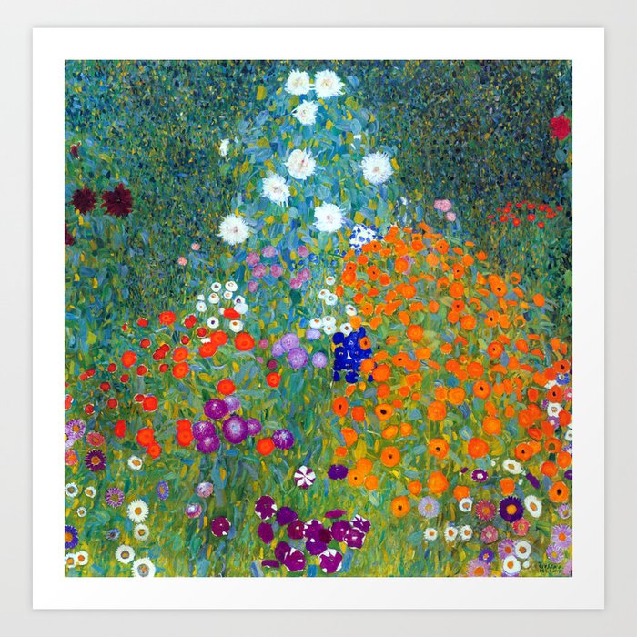 Gustav Klimt Flower Garden Kunstdrucke Gustav Klimt Flower Garden Kunstdrucke