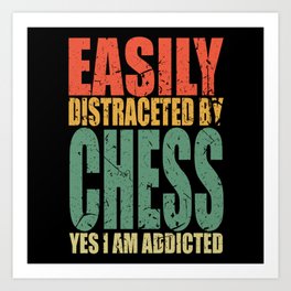 Chess Saying Funny Art Print