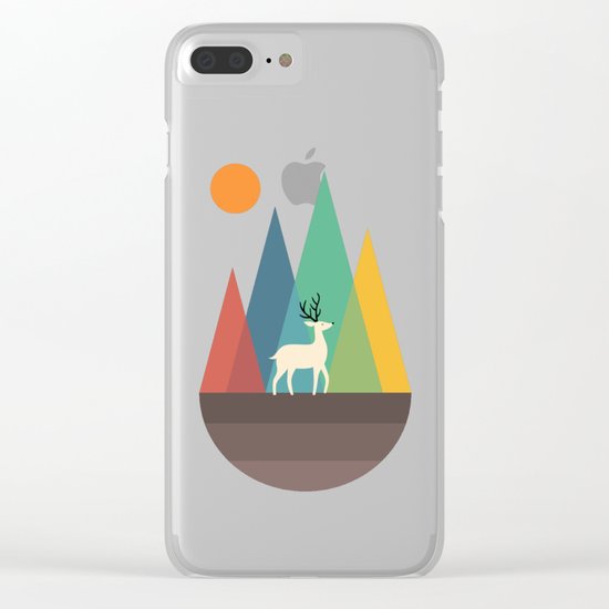 Step Of Autumn Clear iPhone Case