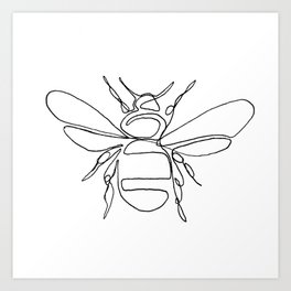 One Line Drawing Art Prints For Any Decor Style Society6