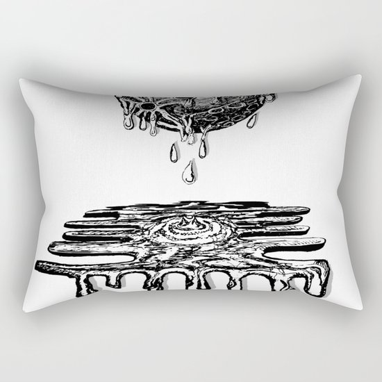 Moon Melt Rectangular Pillow