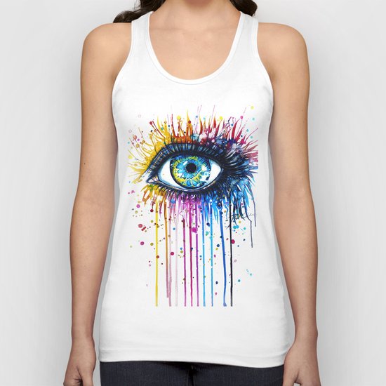 "Rainbow Eye" Unisex Tank Top