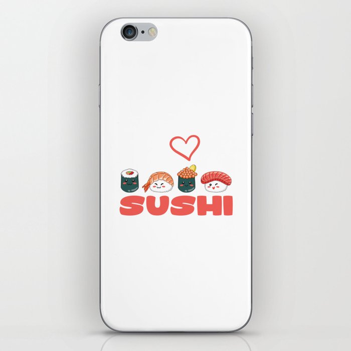 I Love Sushi iPhone Skin