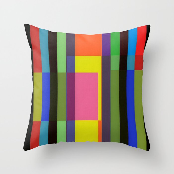 cultural striped Throw Pillow