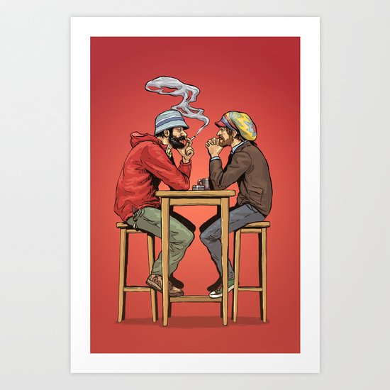 Smoke Art Print