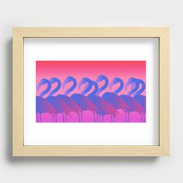 Flamingo Recessed Framed Print