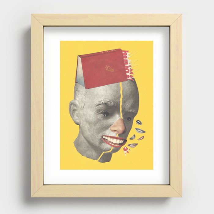 Clown. Recessed Framed Print