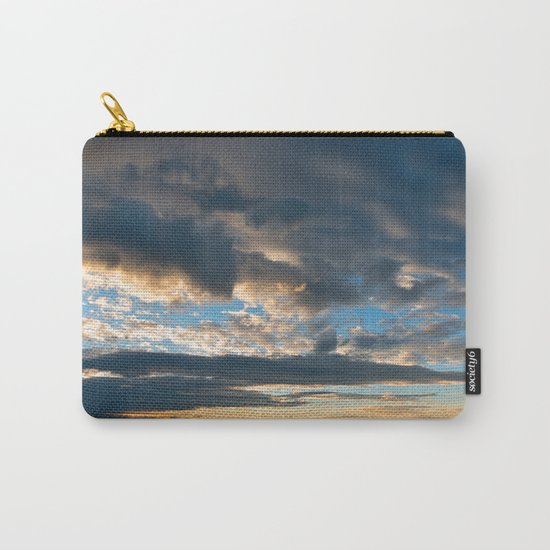 Vibrant Sunrise Cloudscape Carry-All Pouch