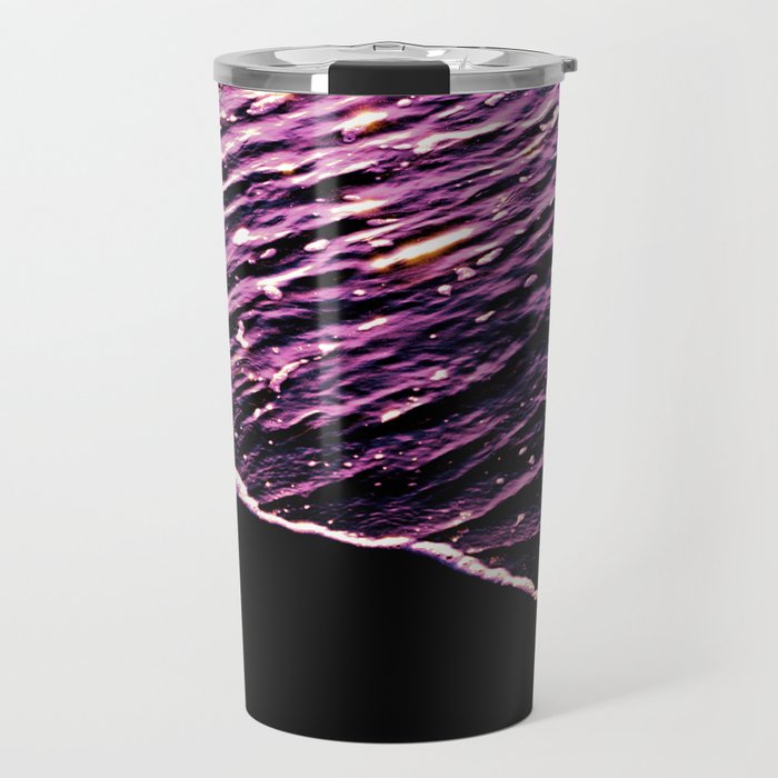 Purple Wave Travel Mug