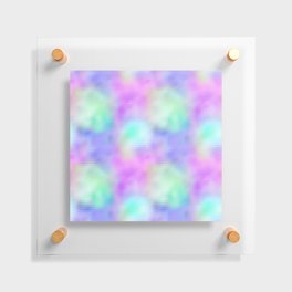 Colorful Iridescent Texture Floating Acrylic Print