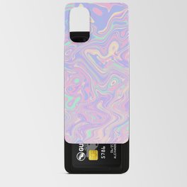 Holographic Colored Liquid Swirl Android Card Case