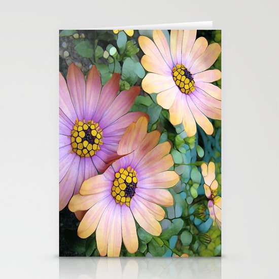 Glowing Gerbera's Stationery Cards