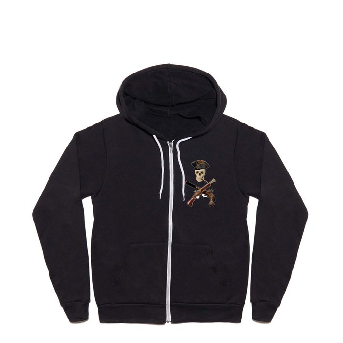 pirate icon and death Full Zip Hoodie