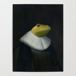 Lord Froguaad Royal Frog Print Poster