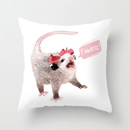 Flawless Throw Pillow