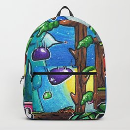Slime rain Terraria Backpack | Video, Event, Present, Biome, Terraria, Slimes, Rain, Colorful, Colored Pencil, Slimeking 